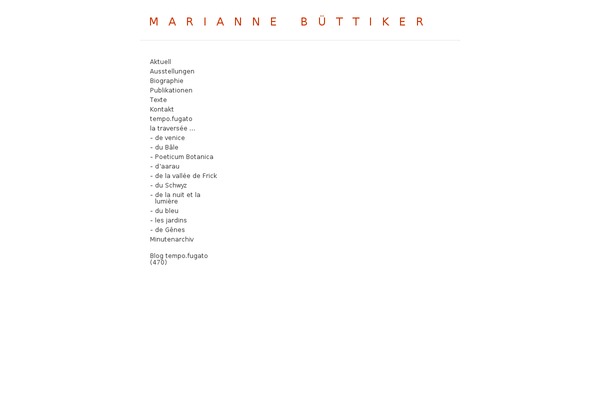 mariannebuettiker.ch site used Kiss