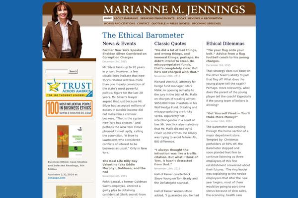mariannejennings.com site used Redesign