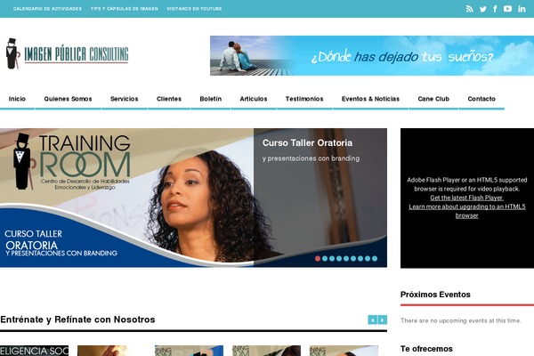 The Gossip theme site design template sample