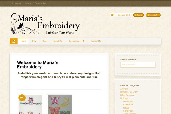 Artificer theme site design template sample