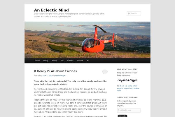 Twentyeleven-child theme site design template sample