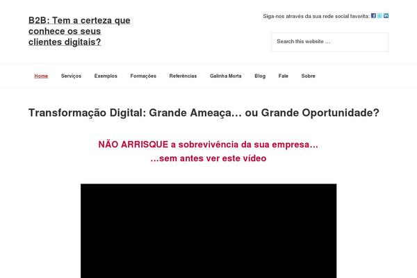 Genesis theme site design template sample