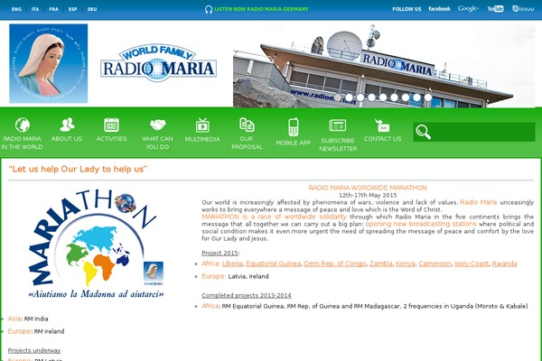 mariathon.org site used Portale