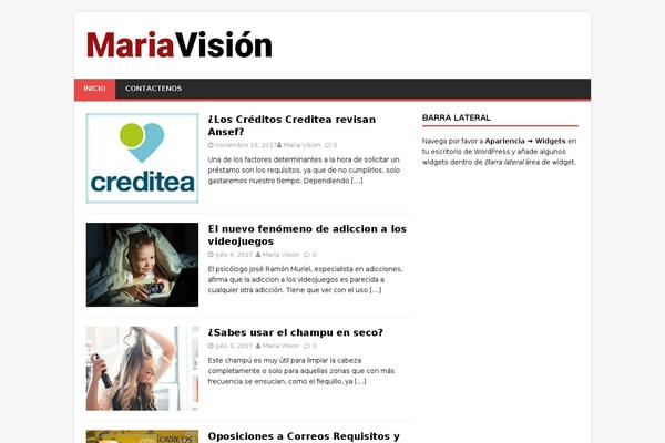 WordPress website example screenshot