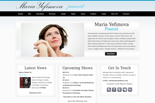 mariayefimova.com site used Mariawp