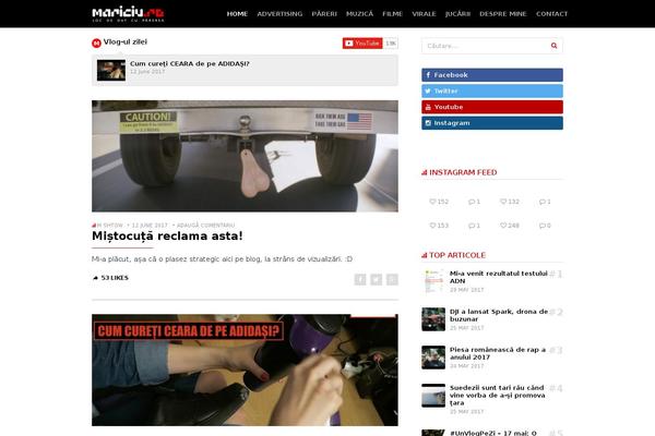 mariciu.ro site used Wpdevel