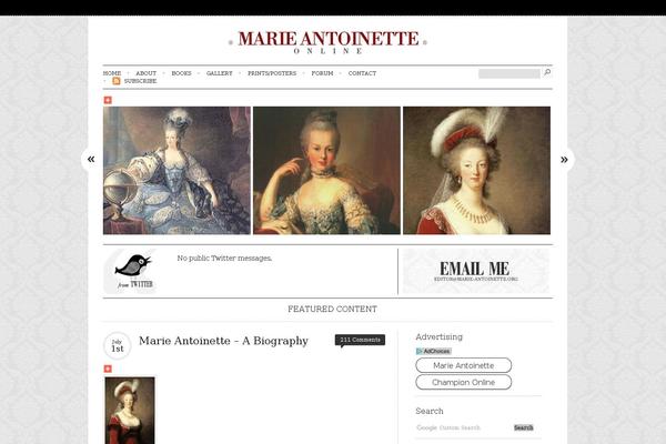 Atlantica theme site design template sample