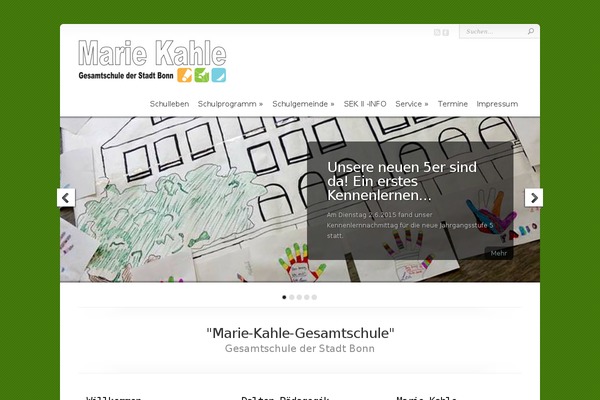 Chameleon theme site design template sample