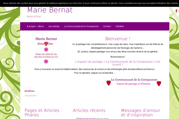 mariebernat.fr site used Unite
