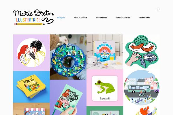 mariebretin.com site used KON/CEPT