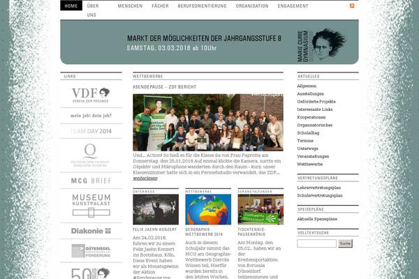 mariecurie-d.de site used Basistheme