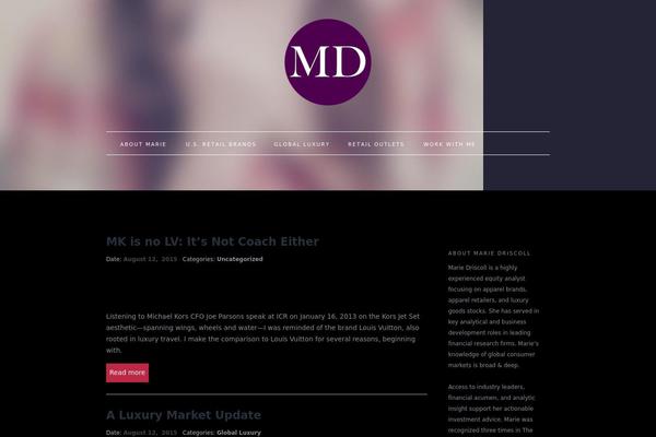 Finale theme site design template sample