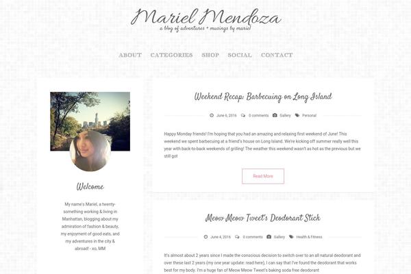 marielmendoza.com site used Sueva