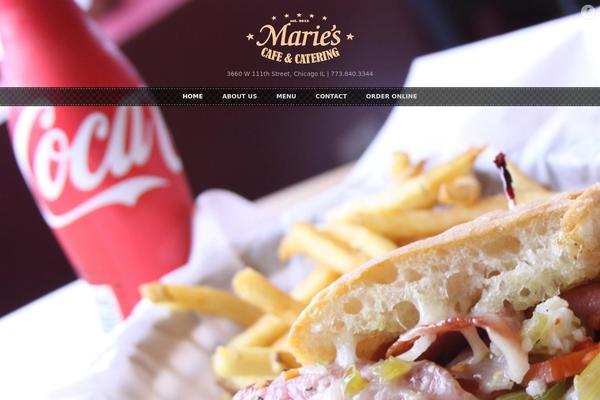 Sunrise theme site design template sample