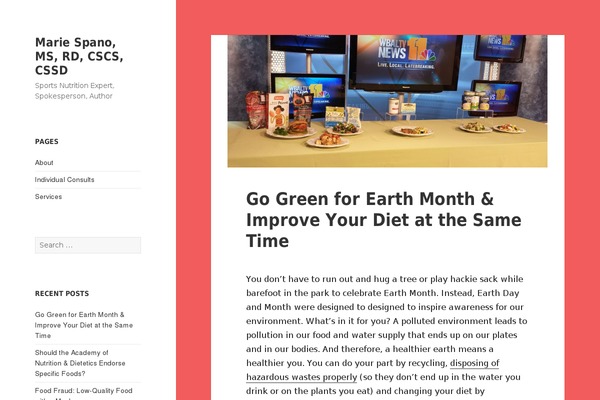 Twenty Fifteen theme site design template sample