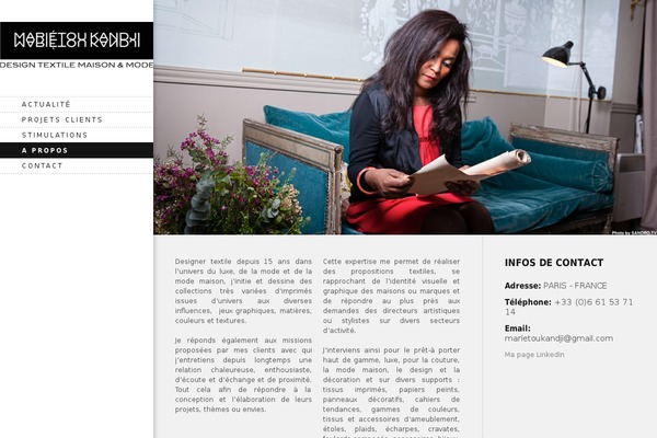 marietoukandji.com site used Elastico