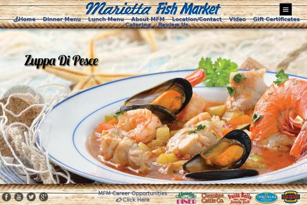 Ristorante theme site design template sample