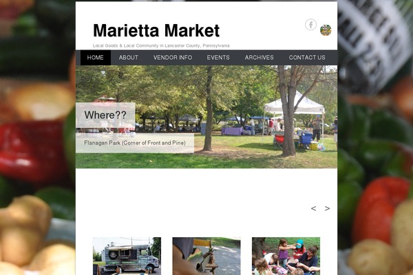 mariettamarket.org site used Catch Everest Pro