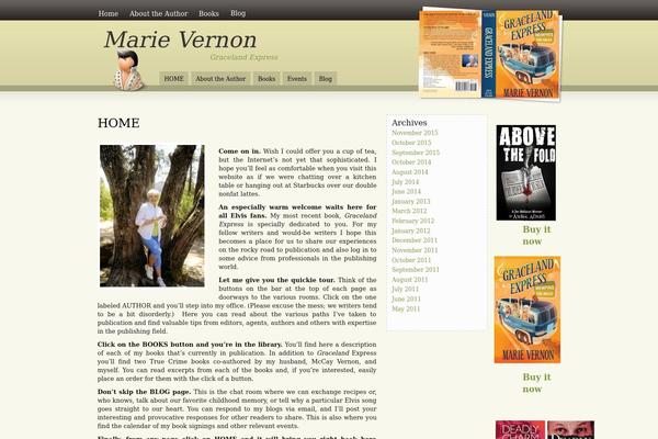 Amazing Grace theme site design template sample