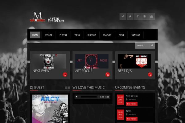 K-BOOM v.1.1.2 theme site design template sample