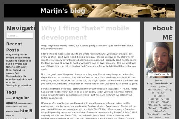 Site using WP Code Highlight.js plugin