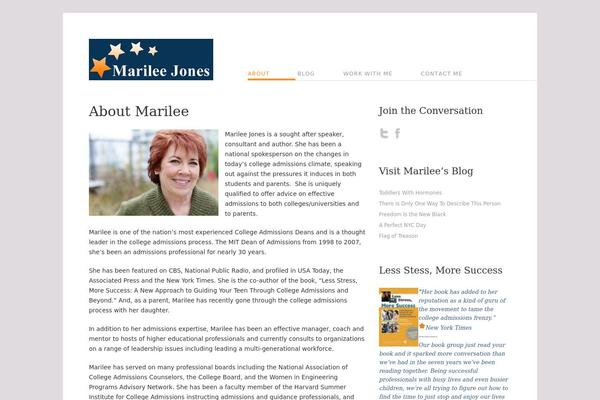 Mono theme site design template sample