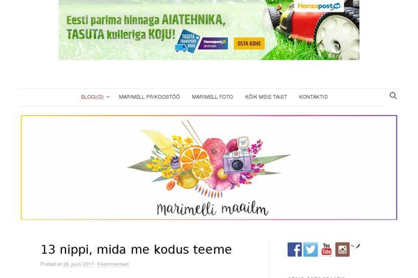 Promos theme site design template sample