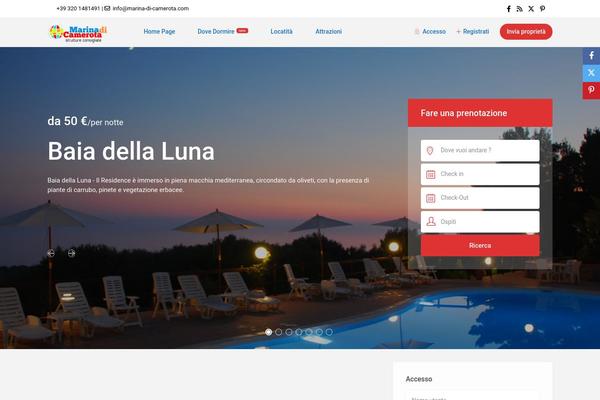 Site using Rentals-gutenberg plugin