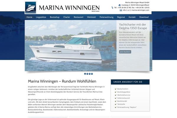 Challenge theme site design template sample