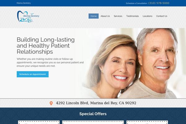 marinadentistry.com site used Marina-astra