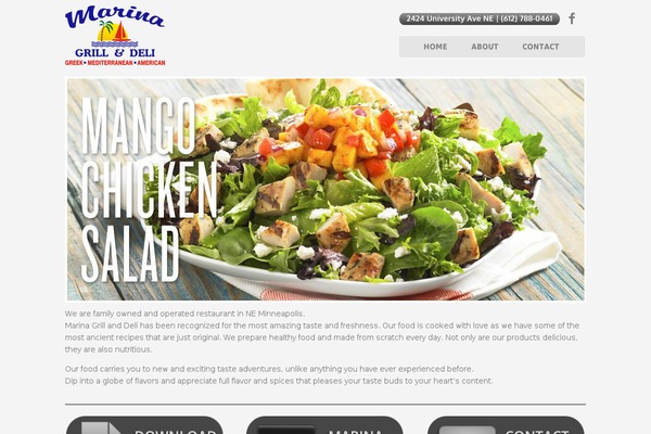marinagrillanddeli.com site used Strategicwordpress