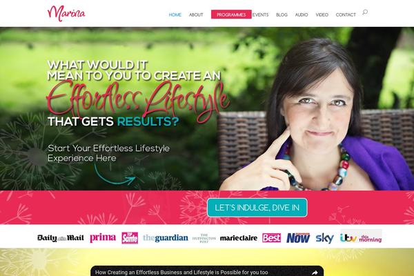 Marina theme site design template sample