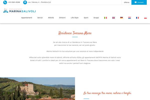Soho-hotel-child theme site design template sample