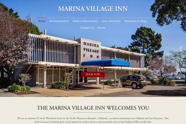 Marina theme site design template sample