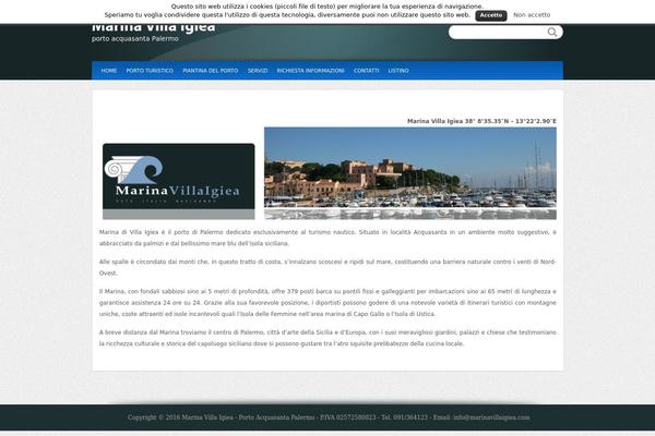 Calypso theme site design template sample