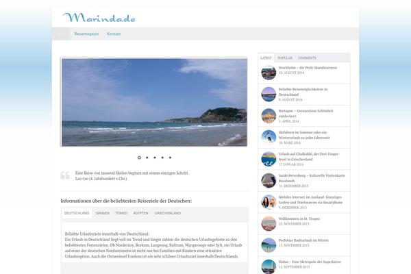 Canvas theme site design template sample