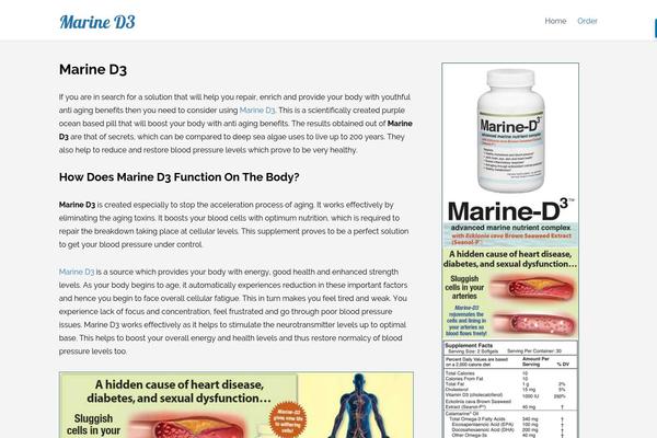 Bravo theme site design template sample