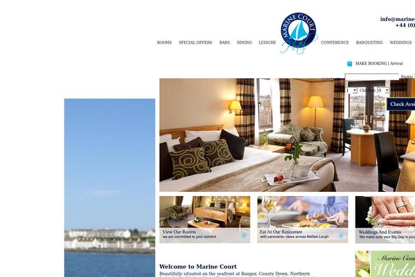 HotelBooking theme site design template sample