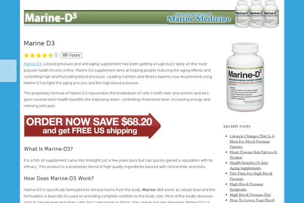 Headway theme site design template sample