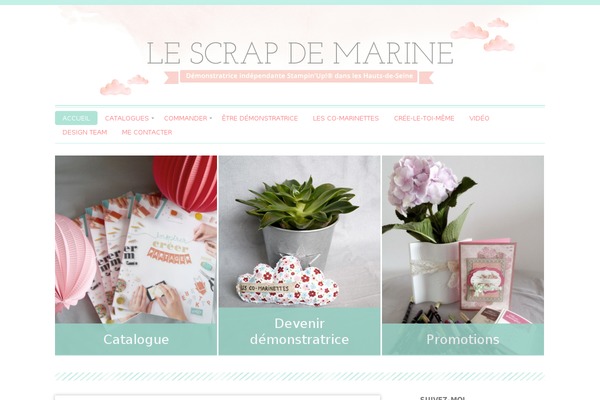 Chamomile theme site design template sample