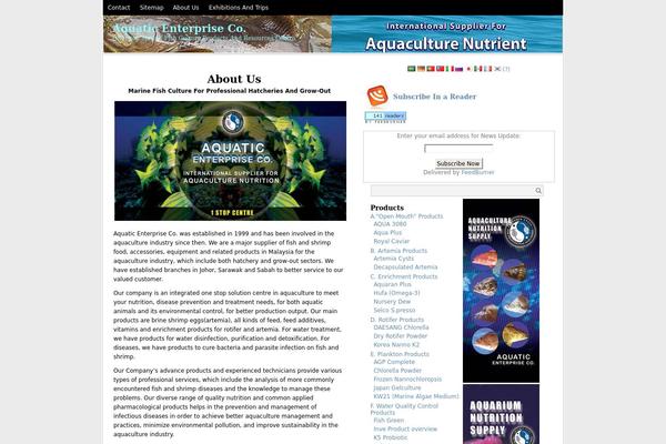 marinefishculture.com site used Expertwp