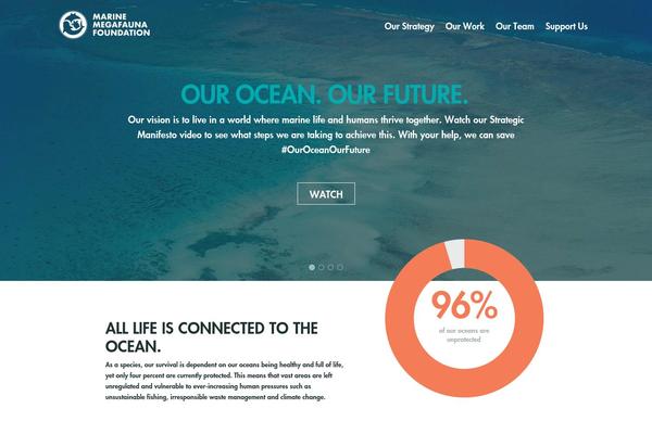 Marine theme site design template sample
