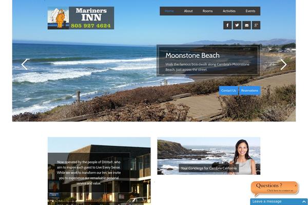 Forked theme site design template sample