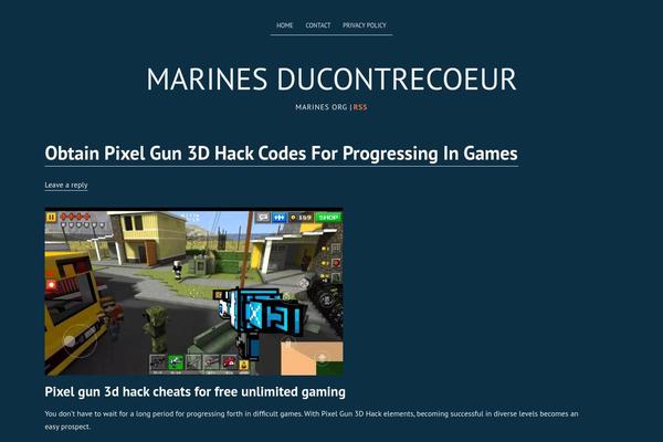 marinesducontrecoeur.org site used Deep-sea