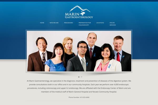 Karma theme site design template sample