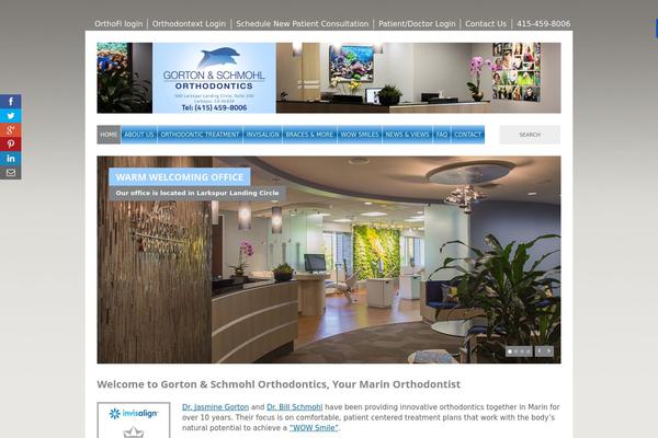 marinortho.com site used Marin-theme