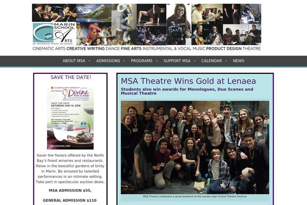 Campus theme site design template sample