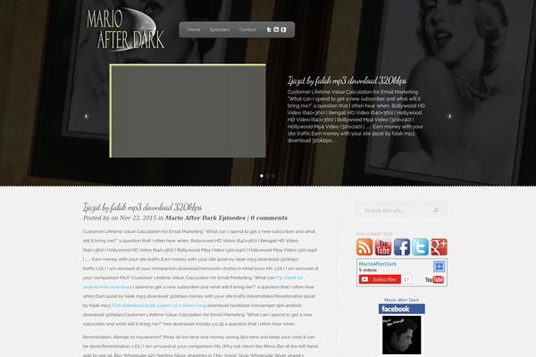 Feather theme site design template sample