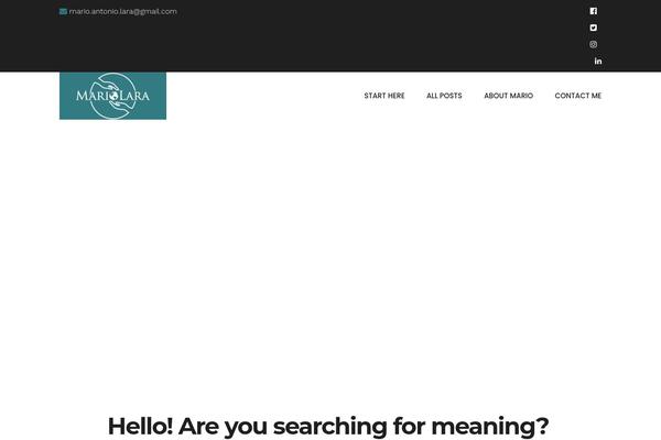 Alone theme site design template sample