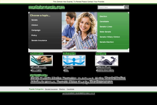marioforsenate.com site used Politic